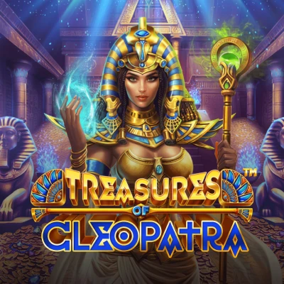 Treasures of Cleopatra Egyptian slot tile at LeoVegas